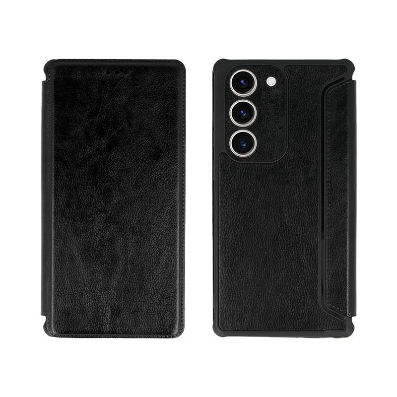 Powertech θήκη Razor Leather MOB-1913 για Samsung Galaxy S23 Plus, μαύρη Powertech θήκη Razor Leather MOB-1913 για Samsung Galaxy S23 Plus, μαύρη