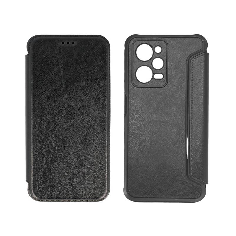 Powertech θήκη Razor Leather MOB-1914, Xiaomi Note 12 Pro/X5 Pro, μαύρη