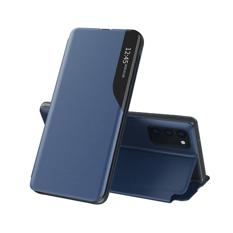 Powertech θήκη Smart view MOB-1916 για Samsung S23 Plus, μπλε – φωτογραφία 2