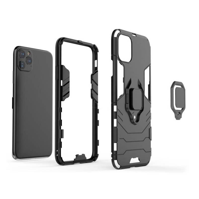 Powertech θήκη Ring Armor MOB-1920 για Samsung Galaxy A24, μαύρη – φωτογραφία 3