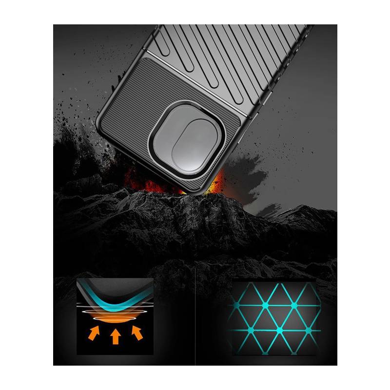 Powertech Θήκη Thunder MOB-1924 για iPhone 15 Pro Max, μαύρη – φωτογραφία 2