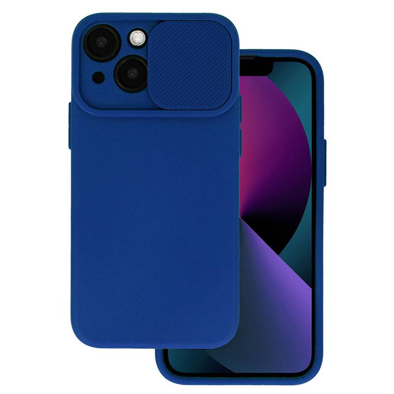 Powertech Θήκη Camshield Soft MOB-1937 για iPhone 14 Plus, μπλε