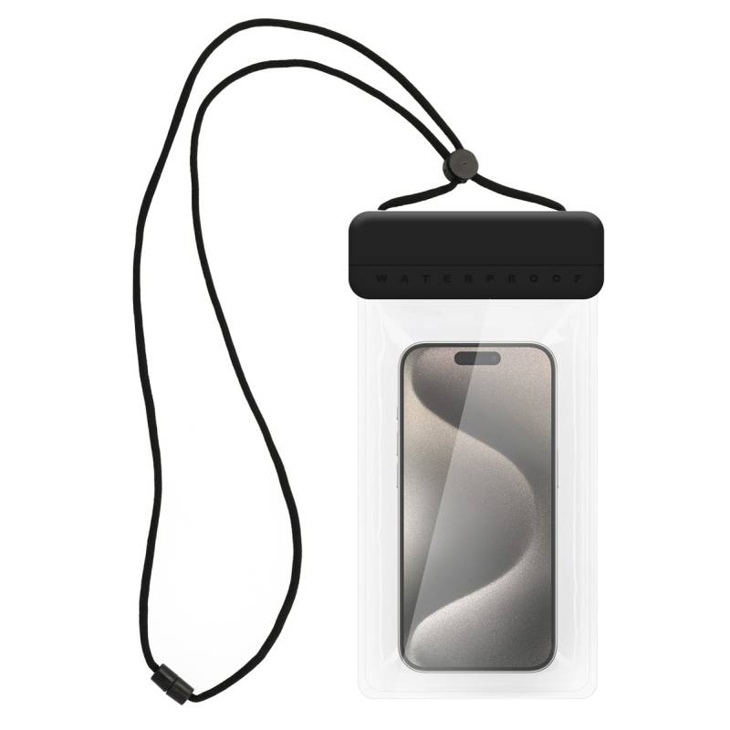 Powertech αδιάβροχη θήκη smartphone MOB-1978, IPX8, μαύρη – φωτογραφία 4