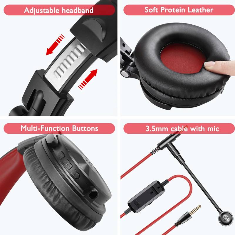 Oneodio headphones Studio Pro M, ενσύρματα/ασύρματα, Hi-Fi, 50mm, μαύρο – φωτογραφία 4