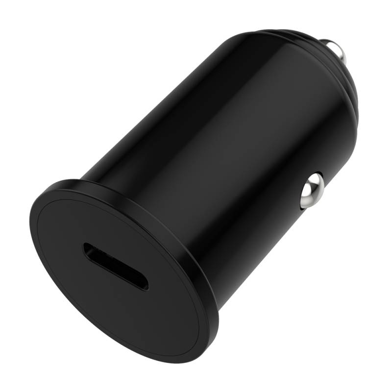 Powertech φορτιστής αυτοκινήτου PT-1146, USB-C, 20W PD, μαύρος – φωτογραφία 2