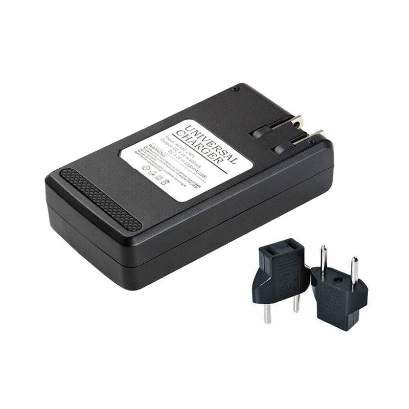 Powertech φορτιστής μπαταρίας κινητών QC64 με οθόνη, USB, μαύρος – φωτογραφία 4