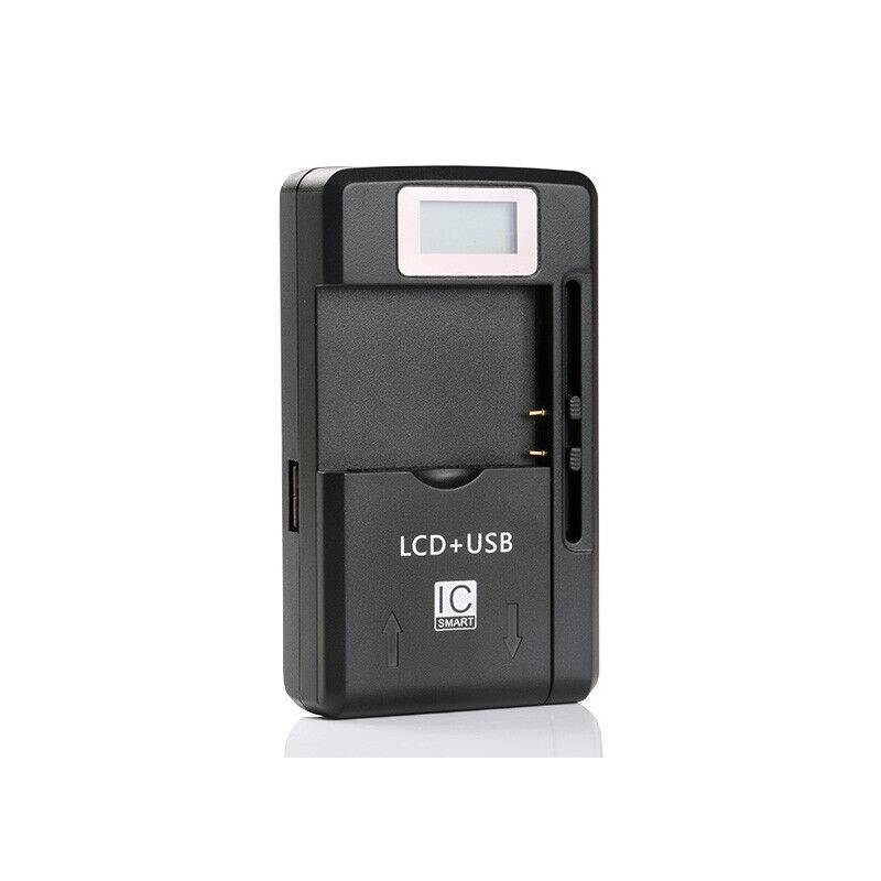 Powertech φορτιστής μπαταρίας κινητών QC64 με οθόνη, USB, μαύρος Powertech φορτιστής μπαταρίας κινητών QC64 με οθόνη, USB, μαύρος