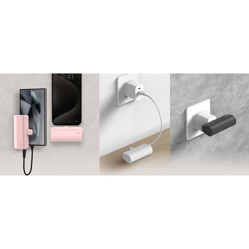 Silicon Power power bank QD50, USB-C, 5000mAh, 20W PD, λευκό – φωτογραφία 3