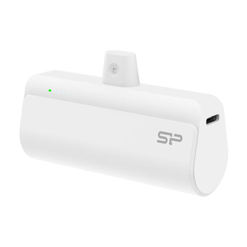Silicon Power power bank QD50, USB-C, 5000mAh, 20W PD, λευκό – φωτογραφία 4