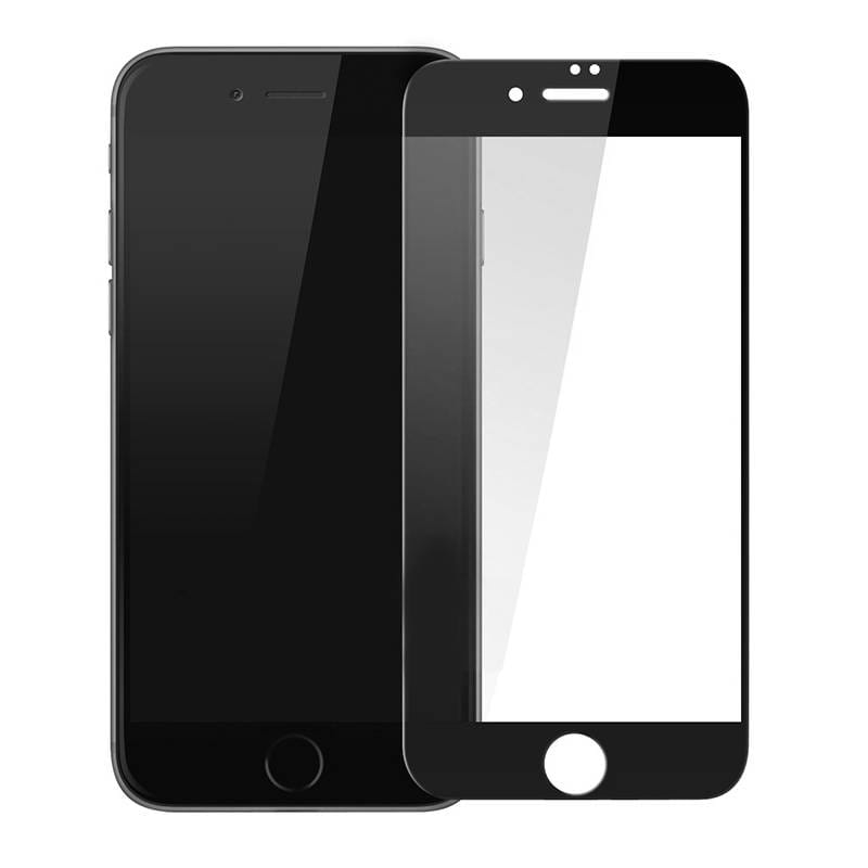 Powertech Tempered Glass 5D Full Glue για iPhone 8, Black