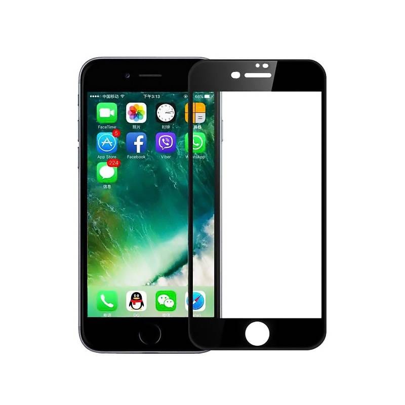 Powertech Tempered Glass 5D Full Glue για iPhone 8 Plus, Black