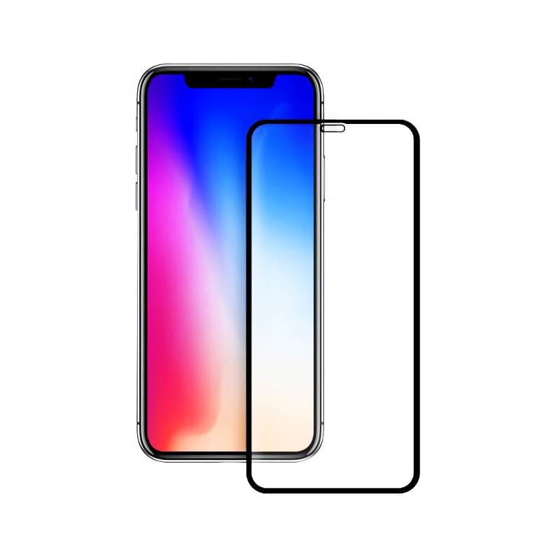 Powertech Tempered Glass 5D Full Glue για iPhone XS, Black