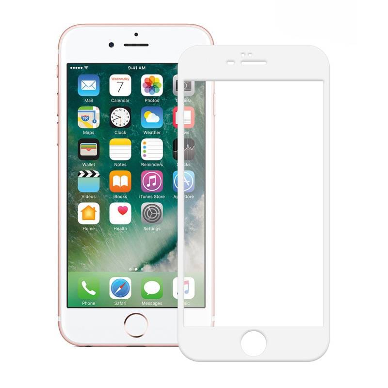 Powertech Tempered Glass 5D Full Glue για iPhone 6 Plus, White