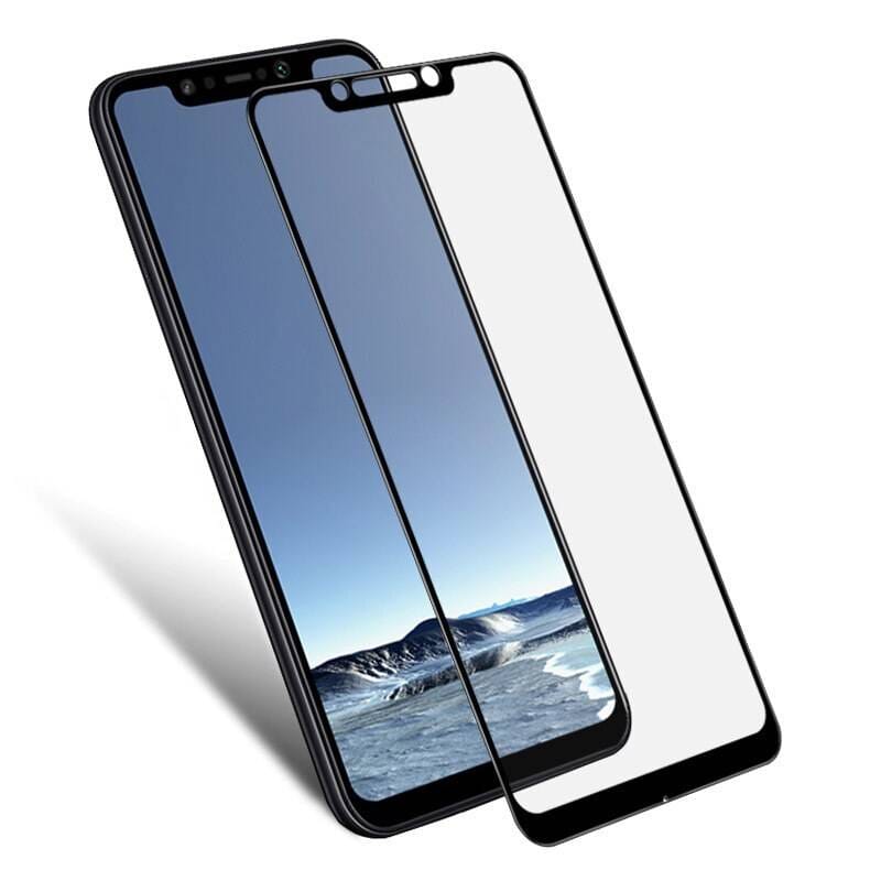 Powertech Tempered Glass 5D Full Glue για Pocophone F1 Qualcomm, μαύρο Powertech Tempered Glass 5D Full Glue για Pocophone F1 Qualcomm, μαύρο
