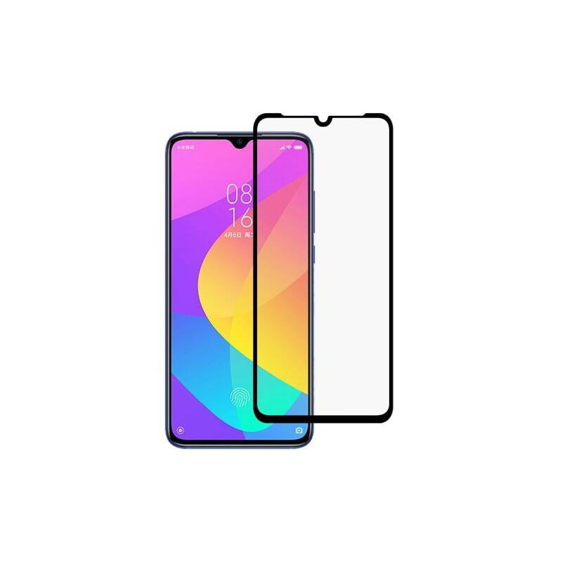 Powertech Tempered Glass 5D Full Glue, Xiaomi Mi CC9 Qualcomm, μαύρο