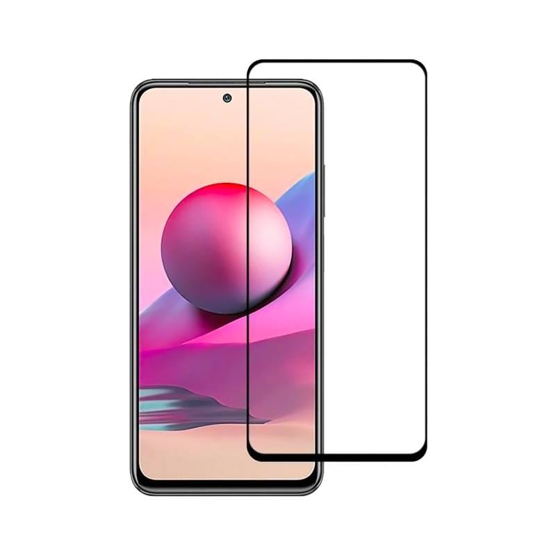 Powertech Tempered Glass 5D Full Glue TGC-0487, Xiaomi Note 10S, μαύρο