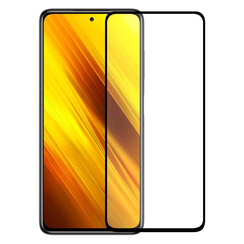 Powertech tempered glass 9H 5D TGC-0539 για Xiaomi Poco X3 GT, μαύρο
