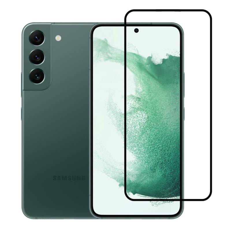 Powertech tempered glass 3D TGC-0551, full glue, Samsung S22+ 5G, μαύρο Powertech tempered glass 3D TGC-0551, full glue, Samsung S22+ 5G, μαύρο