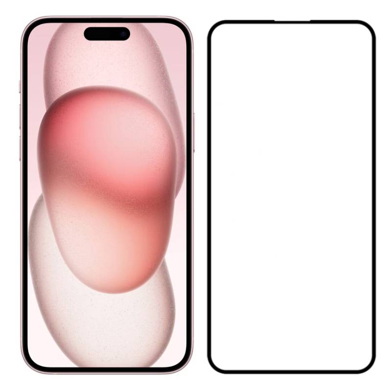 Powertech tempered glass 5D TGC-0657 για iPhone 15, full glue