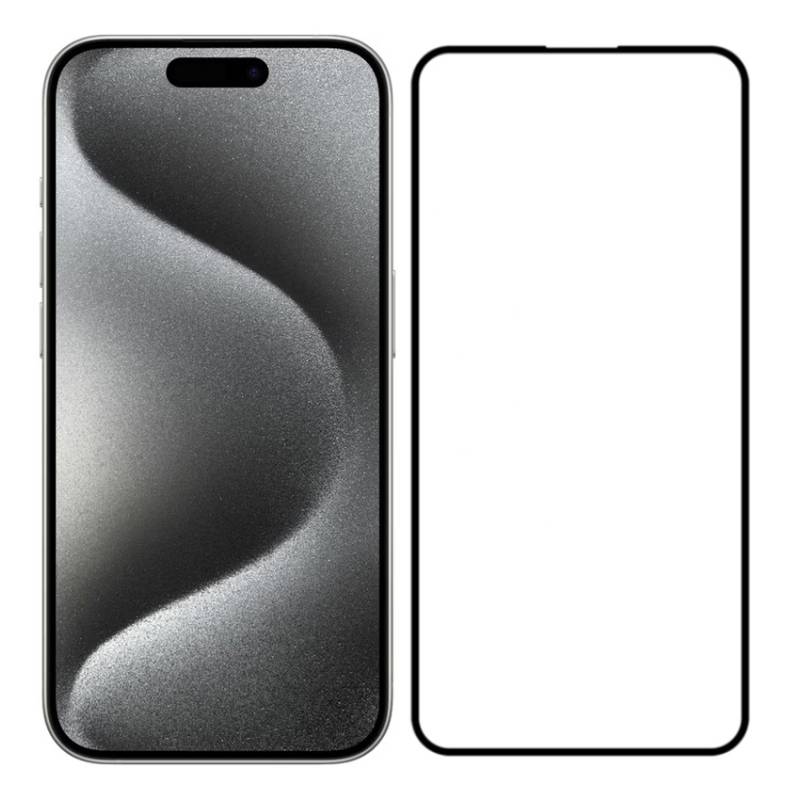 Powertech tempered glass 5D TGC-0660 για iPhone 15 Pro Max, full glue