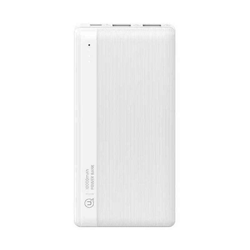 USAMS power bank US-CD205, 2x USB θύρες εξόδου, 10000mAh, 10W, λευκό