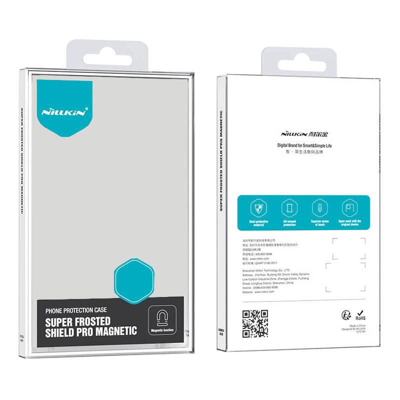 Nillkin θήκη Super Frosted Shield Pro Magnetic για iPhone 16 Pro, μαύρη – φωτογραφία 5