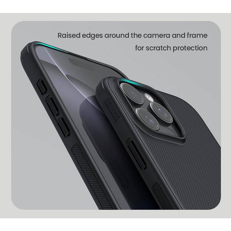 Nillkin θήκη Super Frosted Shield Pro Magnetic για iPhone 16 Pro, μπλε – φωτογραφία 3
