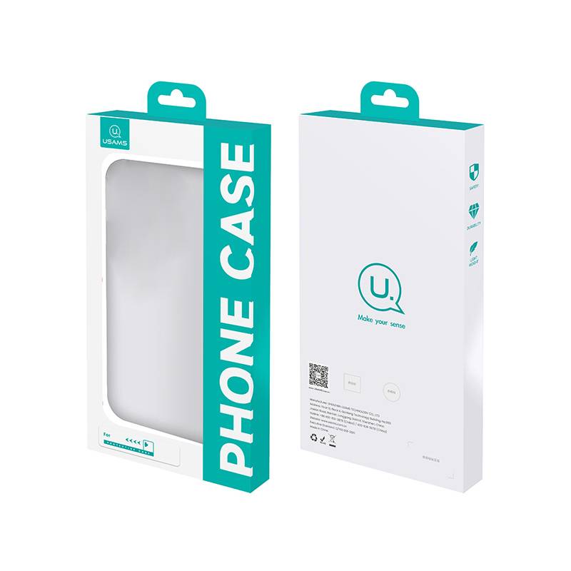USAMS θήκη GZ US-BH895 για iPhone 16 Plus, διάφανη/μαύρη – φωτογραφία 5
