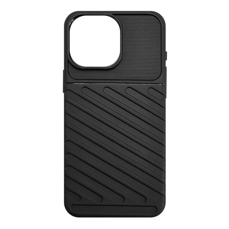 Powertech θήκη Thunder MOB-1998 για iPhone 16 Pro Max, μαύρη