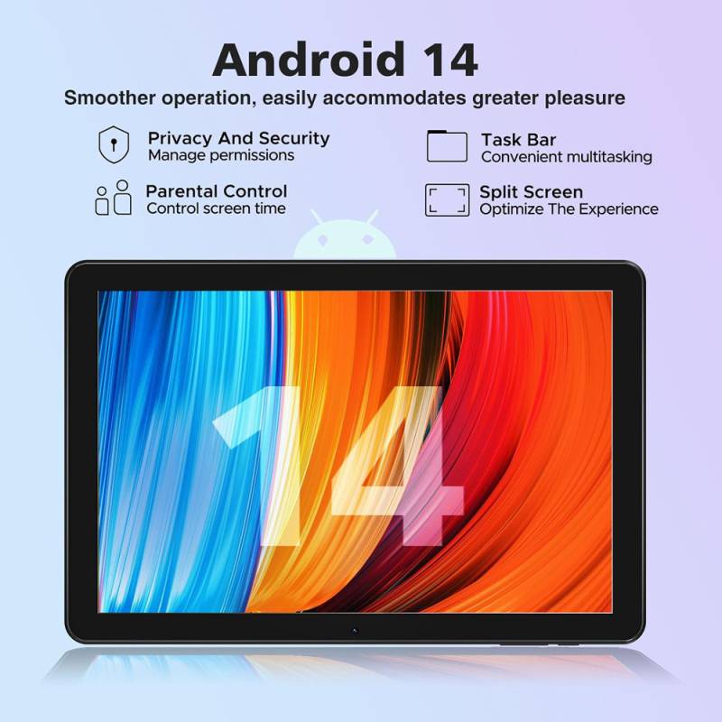 Doogee tablet T10W, 10.1", 4/128GB, 4G, Android 14, 8000mAh, μαύρο – φωτογραφία 4