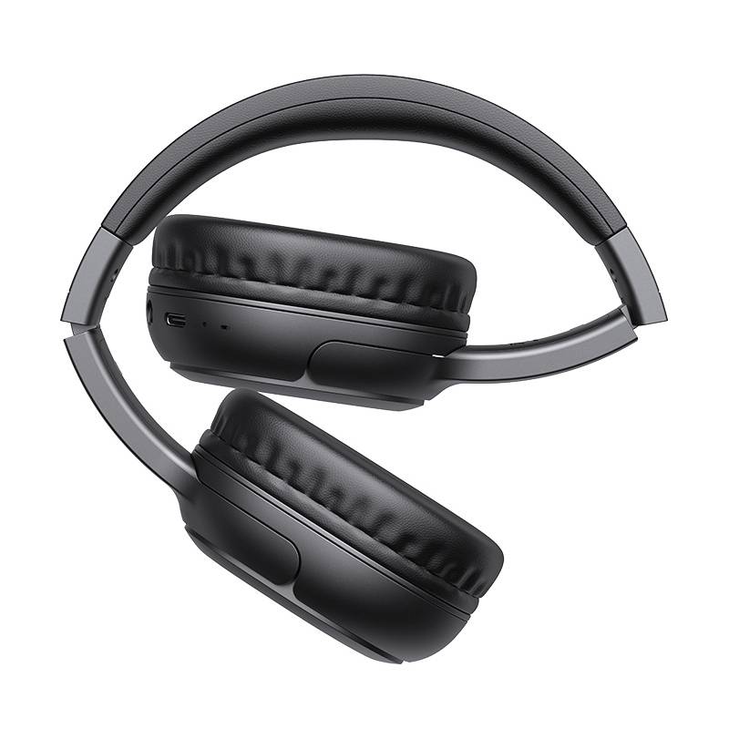 USAMS headphones YG23, ασύρματα & ενσύρματα, Φ40mm, 300mAh, μαύρα – φωτογραφία 5