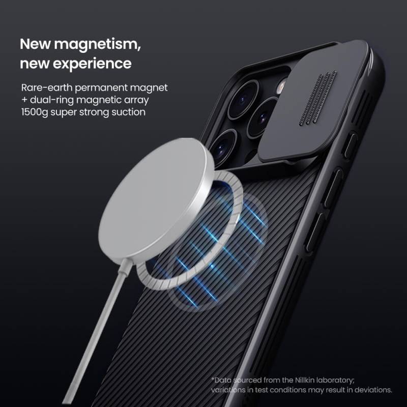 Nillkin θήκη CamShield Pro Magnetic για iPhone 16 Pro Max, μαύρη – φωτογραφία 5