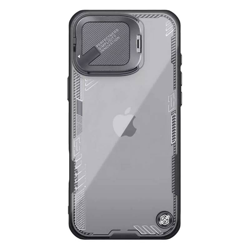 Nillkin θήκη Iceblade Prop για iPhone 16 Pro, διάφανη-μαύρη