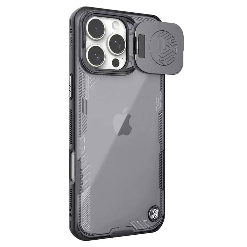 Nillkin θήκη Iceblade Prop για iPhone 16 Pro Max, διάφανη-μαύρη – φωτογραφία 3