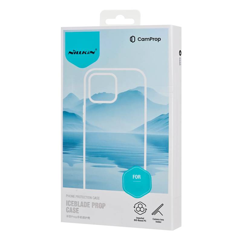 Nillkin θήκη Iceblade Prop για iPhone 16 Pro Max, διάφανη-μαύρη – φωτογραφία 4