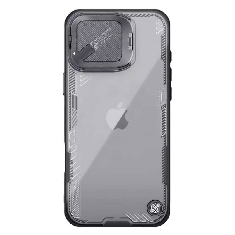 Nillkin θήκη Iceblade Prop για iPhone 16 Pro Max, διάφανη-μαύρη Nillkin θήκη Iceblade Prop για iPhone 16 Pro Max, διάφανη-μαύρη