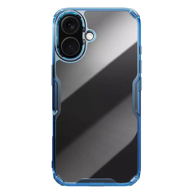 Nillkin θήκη Nature TPU Pro για iPhone 16, διάφανη-μπλε Nillkin θήκη Nature TPU Pro για iPhone 16, διάφανη-μπλε