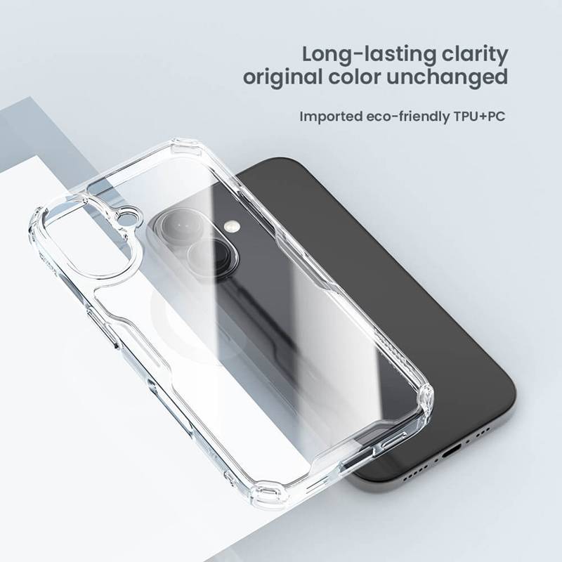 Nillkin θήκη Nature TPU Pro για iPhone 16 Plus, διάφανη – φωτογραφία 3