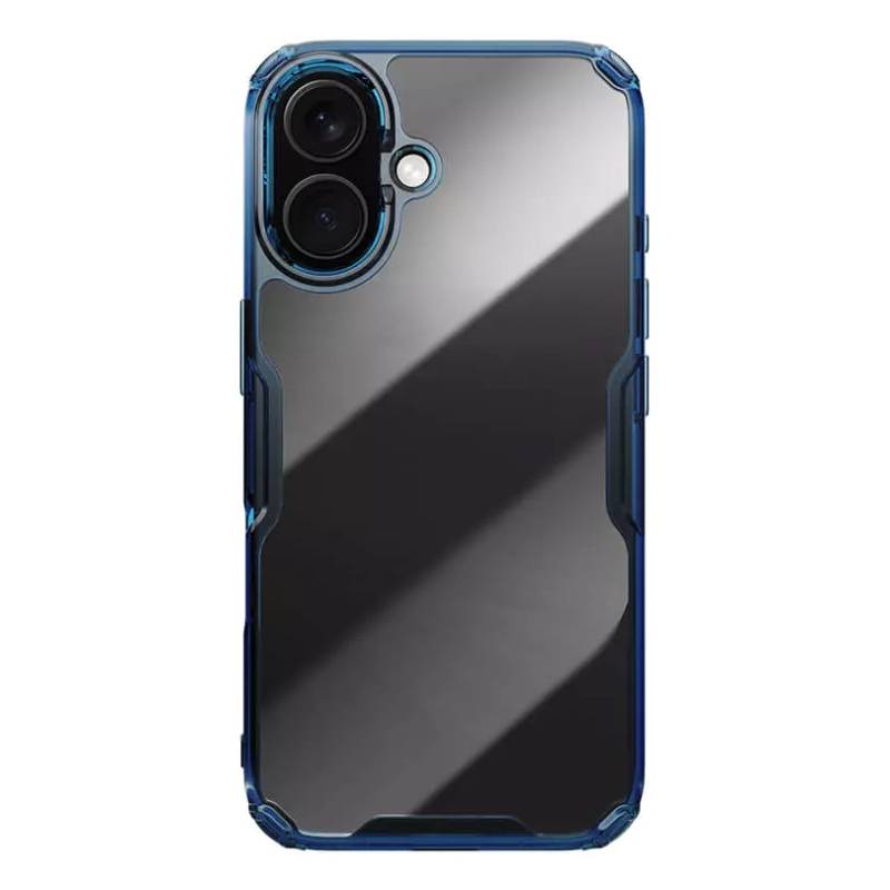 Nillkin θήκη Nature TPU Pro για iPhone 16 Plus, διάφανη-μπλε Nillkin θήκη Nature TPU Pro για iPhone 16 Plus, διάφανη-μπλε