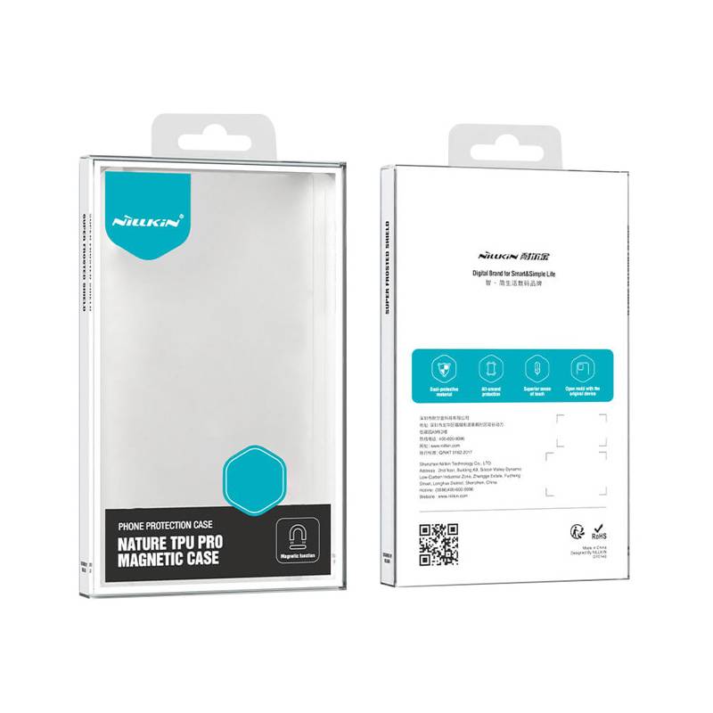 Nillkin θήκη Nature TPU Pro Magnetic για iPhone 16 Pro, διάφανη-μπλε – φωτογραφία 5