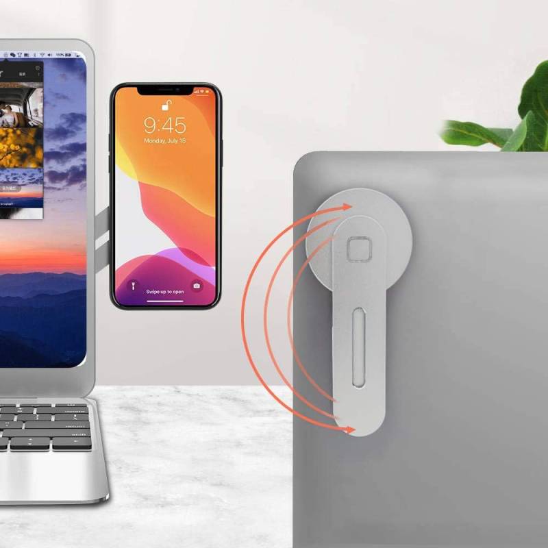 Powertech βάση για smartphone PT-1352, μαγνητική, ασημί – φωτογραφία 3