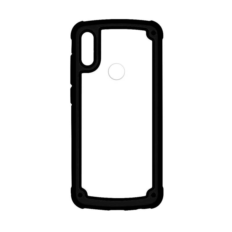 Powertech Θήκη Frame PC & TPU MOB-1331 για Samsung Galaxy A40, μαύρη