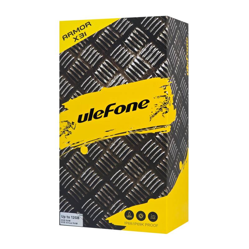Ulefone smartphone Armor X31, 6.56", 6/128GB, 6050mAh, IP68/IP69K, μαύρο – φωτογραφία 6