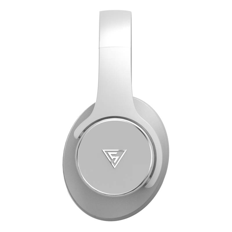 Doqaus headphones DESIGN 1, ασύρματα & ενσύρματα, Φ40mm, 600mAh, γκρι – φωτογραφία 3