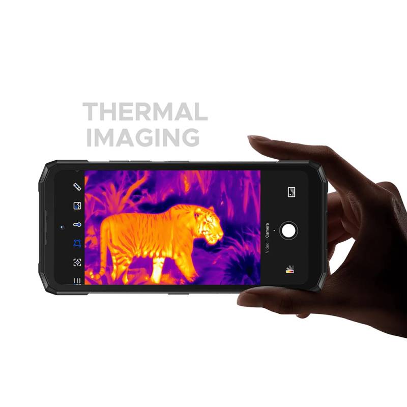 Doogee smartphone Fire 6, 6.56", 6/256GB, 10400mAh, IP68/IP69K, μαύρο – φωτογραφία 2
