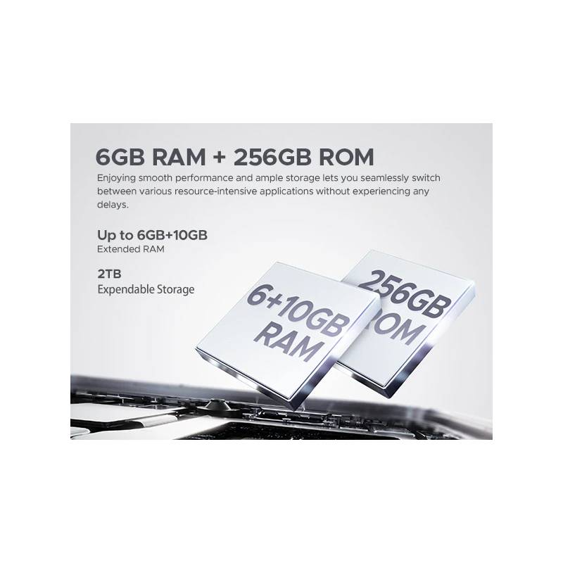 Doogee smartphone Fire 6, 6.56", 6/256GB, 10400mAh, IP68/IP69K, μαύρο – φωτογραφία 4
