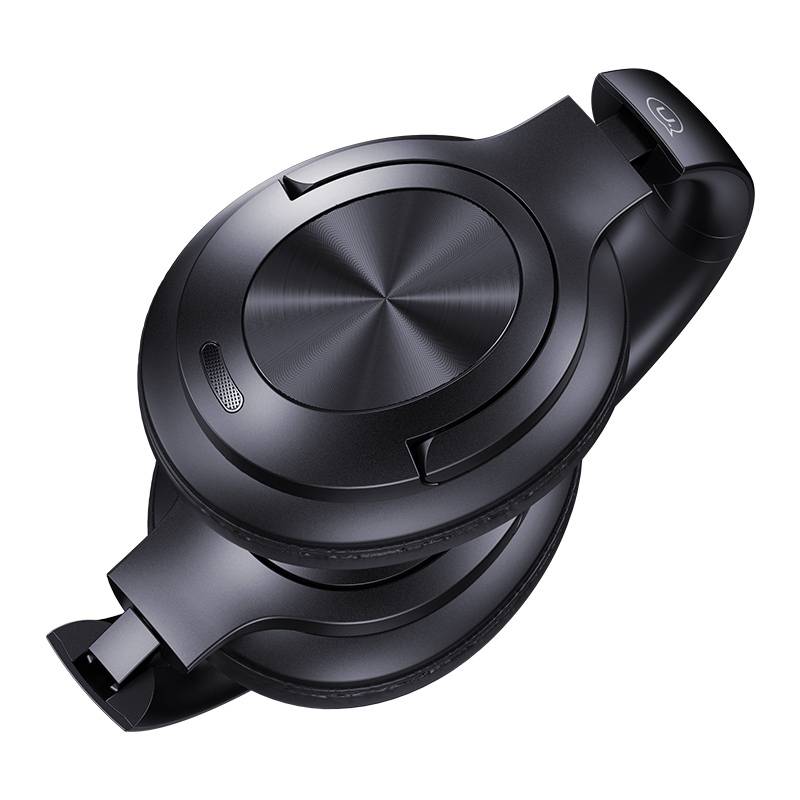 USAMS headphones YH21, ασύρματα & ενσύρματα, Φ40mm, 500mAh, μαύρα – φωτογραφία 6