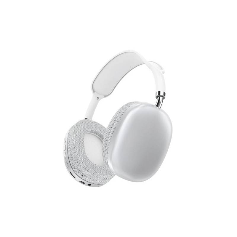 Celebrat headphones A35, ασύρματα & ενσύρματα, micro SD, 40mm, 200mAh, λευκά