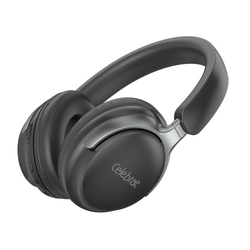 Celebrat headphones A40, ασύρματα & ενσύρματα, 40mm, 250mAh, μαύρα – φωτογραφία 3
