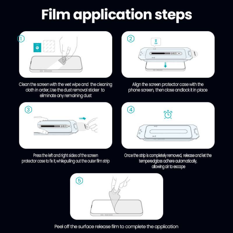 Nillkin tempered glass Guardian 2.5D για Apple iPhone 16 Pro Max – φωτογραφία 5